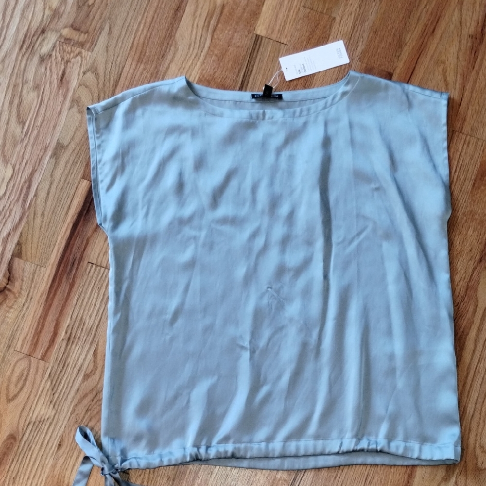 Eileen Fisher Light Blue Blouse
